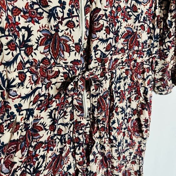 ROBERT RODRIGUEZ Women's Taylor Floral Cropped Floral Shirt Jumpsuit Size 4 - Picture 12 of 16